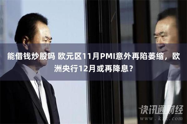 能借钱炒股吗 欧元区11月PMI意外再陷萎缩，欧洲央行12月或再降息？