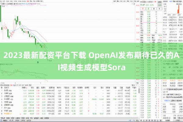 2023最新配资平台下载 OpenAI发布期待已久的AI视频生成模型Sora